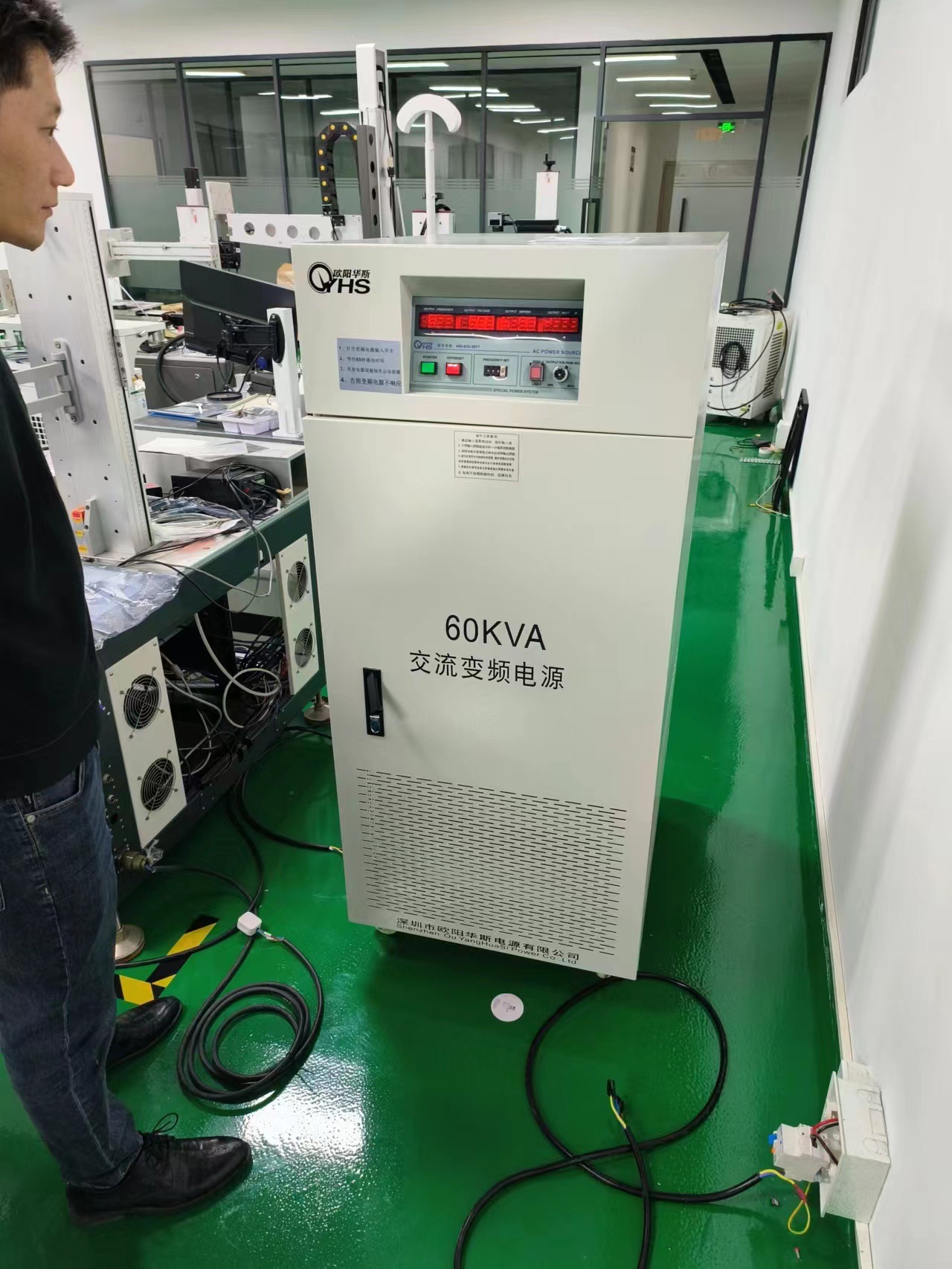 ŷ����˹60KVA��Ƶ��Դ���������豸�����277V 60HZ�����Լ���