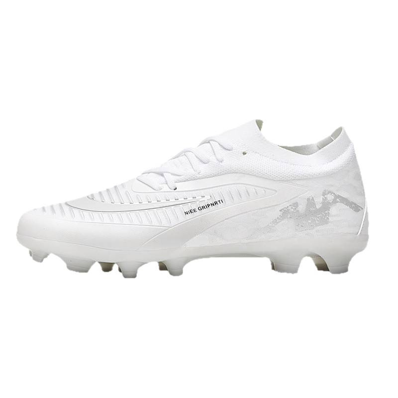 Zapatos de Fútbol con Tacos AG de Cuero Sintético Ligeros y Antideslizantes para Césped Natural y Artificial image 5