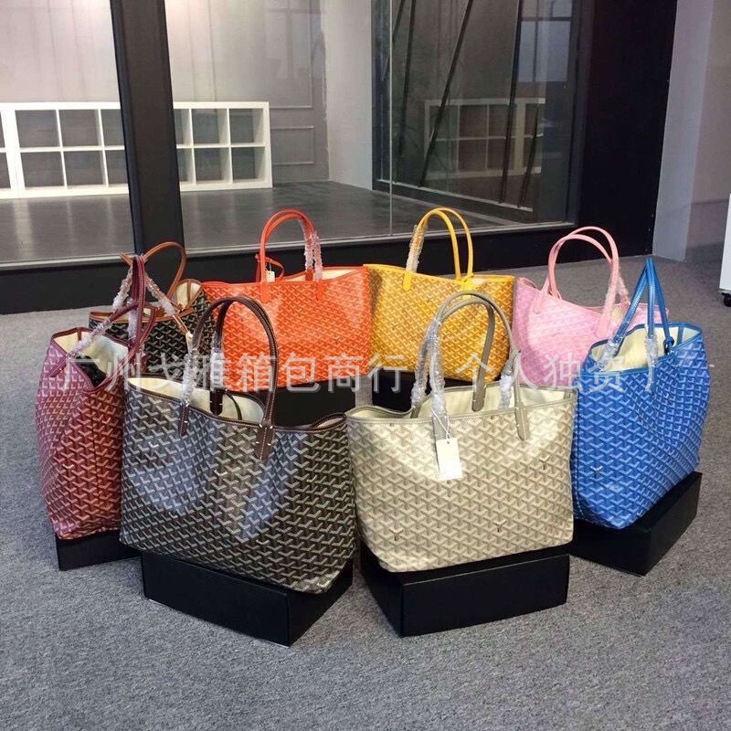 2025 New Glossy Goyard Goya Shoulder Bag Tote Bag Dog Tooth Bag Satchel Hobo Shopping Bag