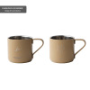 High quality coffee cup stainless steel, milk tea with glass, Birthday gift