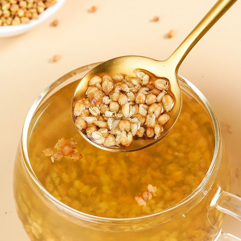Yellow Tartary Buckwheat Tea Huang Ku Qiao 500g Roasted Whole Grain Herbal Tea with Rich Malty Aroma overview