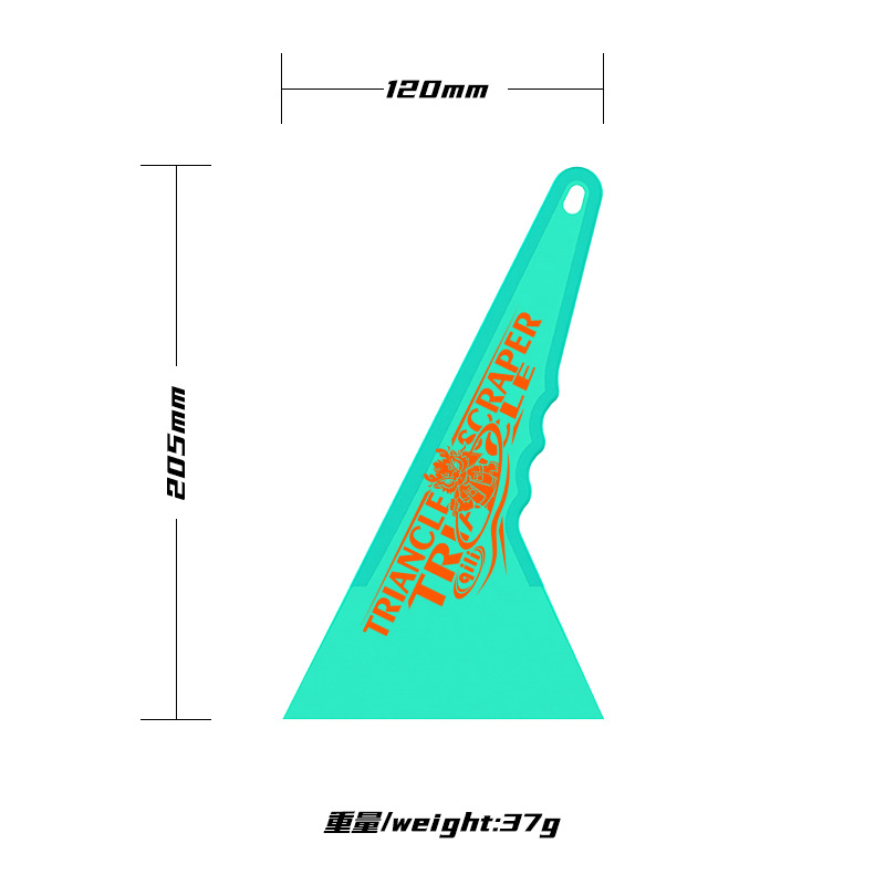 Herramientas de adhesión de película de automóvil triangular raspador duro raspador de película ultrafina raspador resistente a altas temperaturas suministro spot transfronterizo