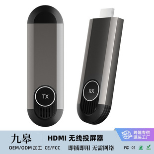 Wireless Transmitter HDMI Extender Point-To-Point Mobile Phone Computer Wireless Same-Screen Projector Screen Projector Image Transmission Transceiver