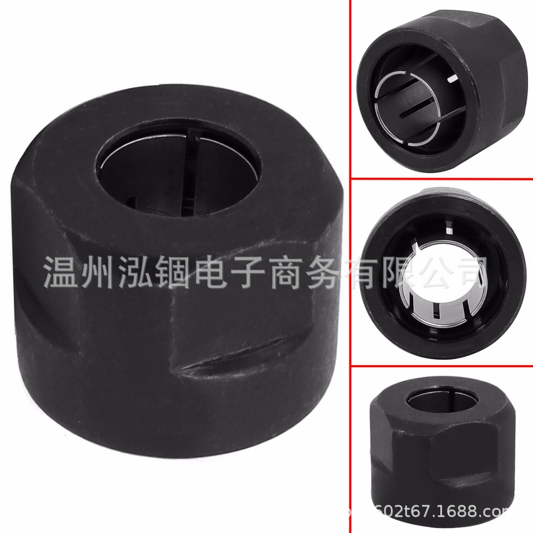 金属筒夹螺母切入机零件 12MM 12.7mm中心孔直径22.5x27mm