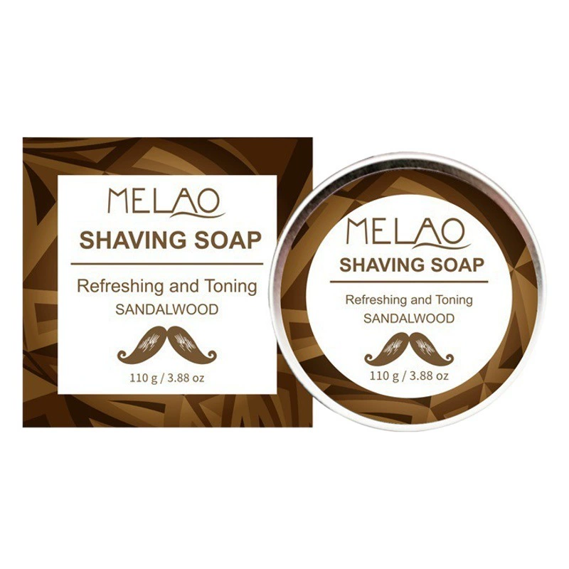 Трансграничный крем для бороды 110 г сандаловое мыло для бритья пена мужская ручная бритва для бритья смягчающее мыло оптом