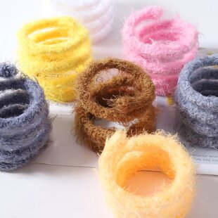 �P��qŤŤ��15mm�Lë�Ӵ�yarn�ֹ�����diyë�l���Sֱ�N���l��؈