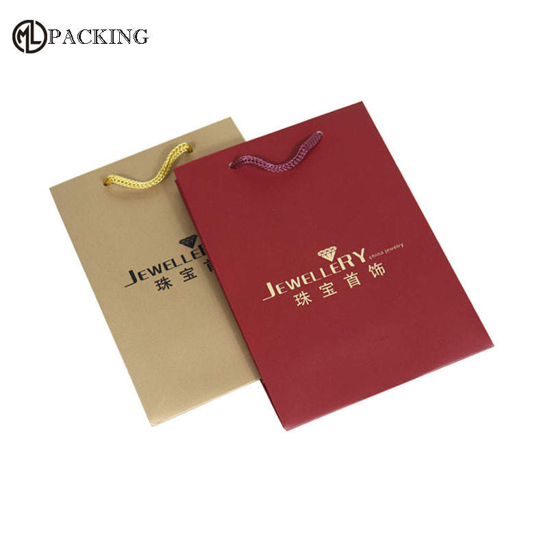 现货珠宝饰品手提袋 铜版纸戒指吊坠手镯首饰盒珠宝纸袋 批发logo