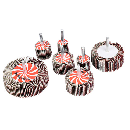 Impeller with handle, grinding head, shutter wheel, gauze grinding head, rust removal, sandpaper ring, grinding wheel, shutter blade, sandpaper page wheel, polishing