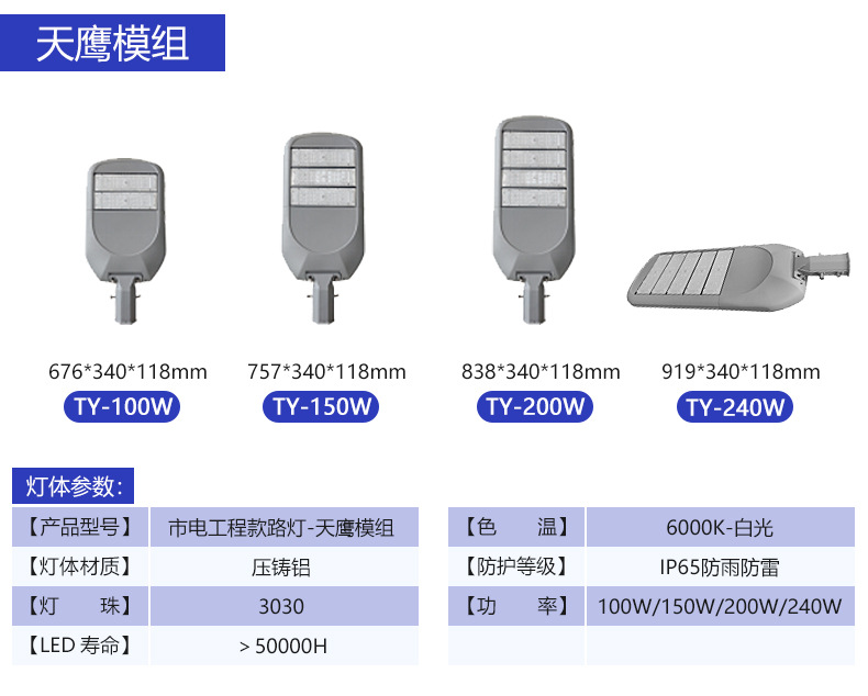 市电工程款路灯