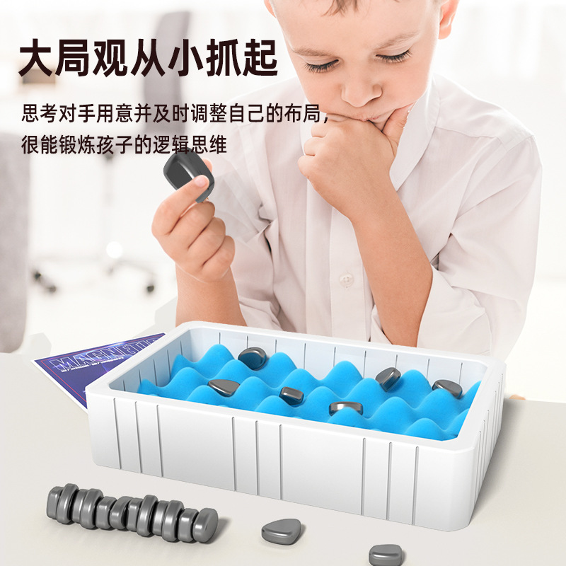 【Selección Cuidadosa】Juego de Ajedrez Magnético para Niños, Juego Interactivo para Padres e Hijos, Ajedrez Magnético de Batalla de Escritorio, Juguete Educativo al por Mayor