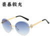 Fashionable metal design marine sunglasses, European style, wholesale