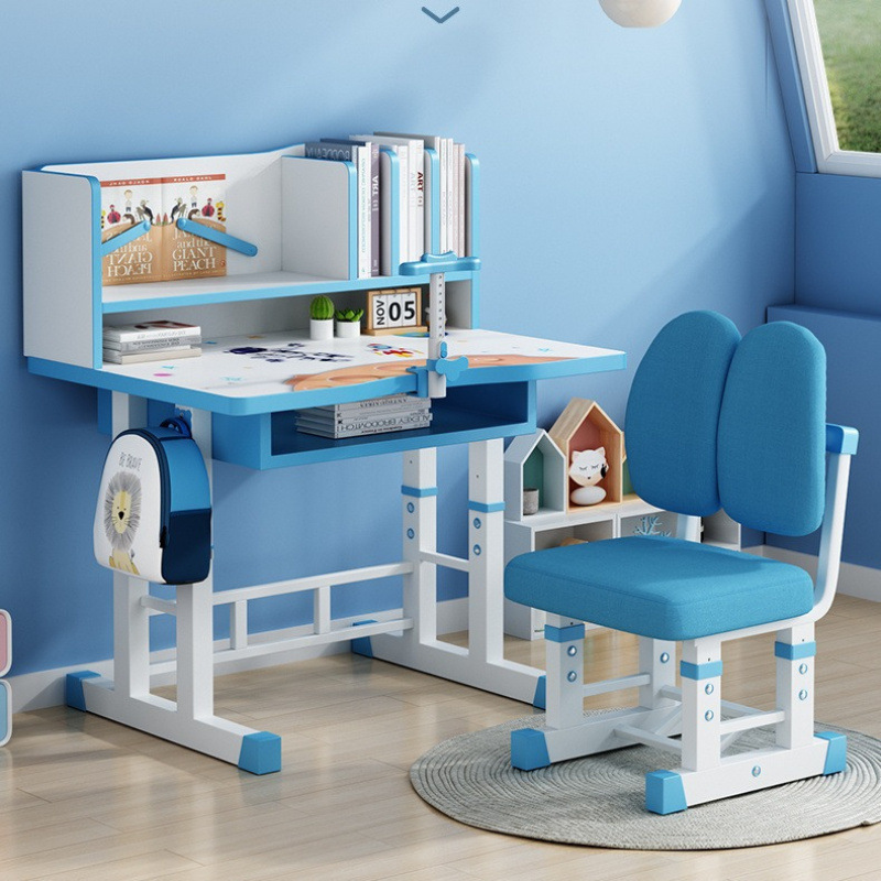 Children's Desk Learning to Write Student Homework Desk Combination Home Liftable Chair Set