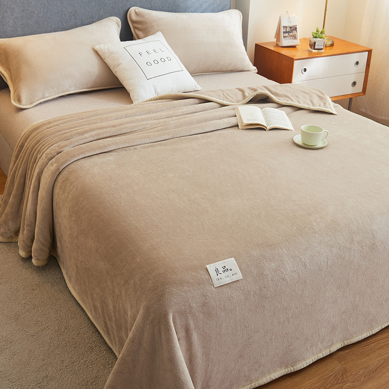 Invierno engrosado mantas de lana de coral sábanas de sofá mantas de oficina siesta pequeña edredón cama
