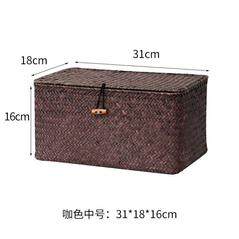 Cestas de bambú trenzadas, cajas de bambú trenzadas