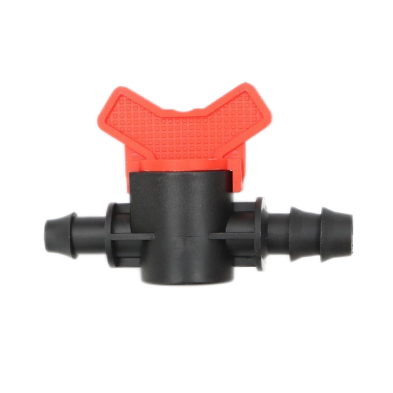 16PE tubo de riego por goteo simple válvula de derivación horticultura riego agrícola interruptor de riego por goteo de varias especificaciones de riego