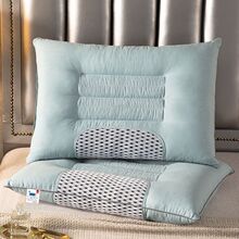 枕头一对装决明子磁石家用男睡眠成人颈椎不塌陷单人午睡枕头枕芯