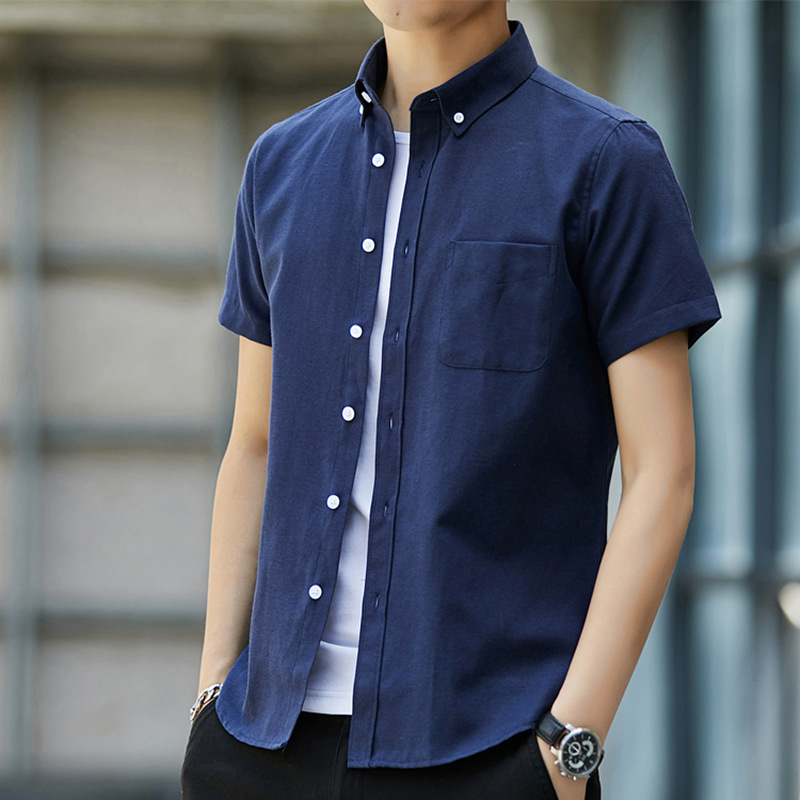 Темно-синий с короткими рукавами