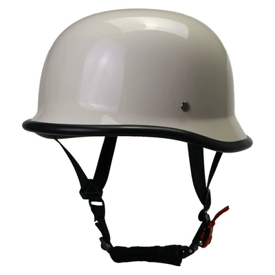 Motosiklet kaskı (dəbilqə) | Helmet Summer German Harley Cruise - milk-white-skin-mirror-delivery-mask-m