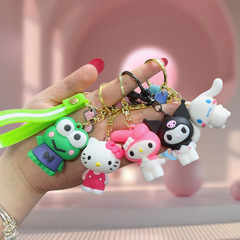 かわいい漫画サンリオキーホルダー卸売小物カップル車の小さなギフトクロミキーホルダーペンダント