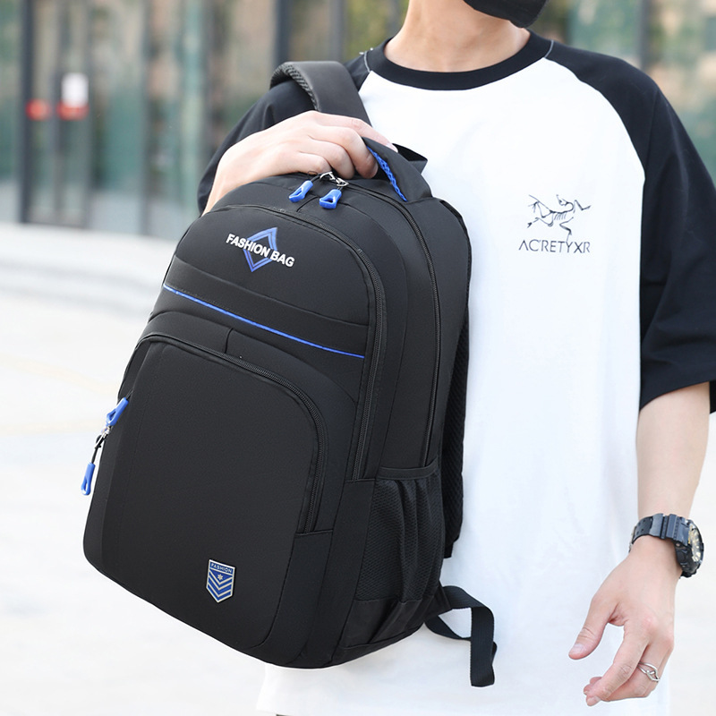 Mochila popular, mochila para hombre, bolso de viaje para computadora de todo fósforo de moda, mochila para estudiantes de gran capacidad, bolso femenino