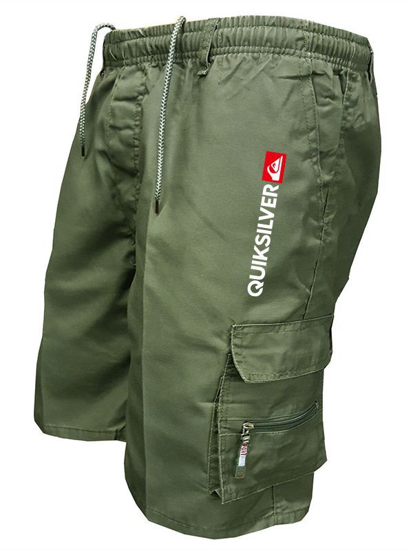 Cross-border moda multi-Bolsillo ropa de trabajo pantalones cortos de los hombres casual quinto pantalones de comercio exterior Amazon Venta caliente guardapolvos