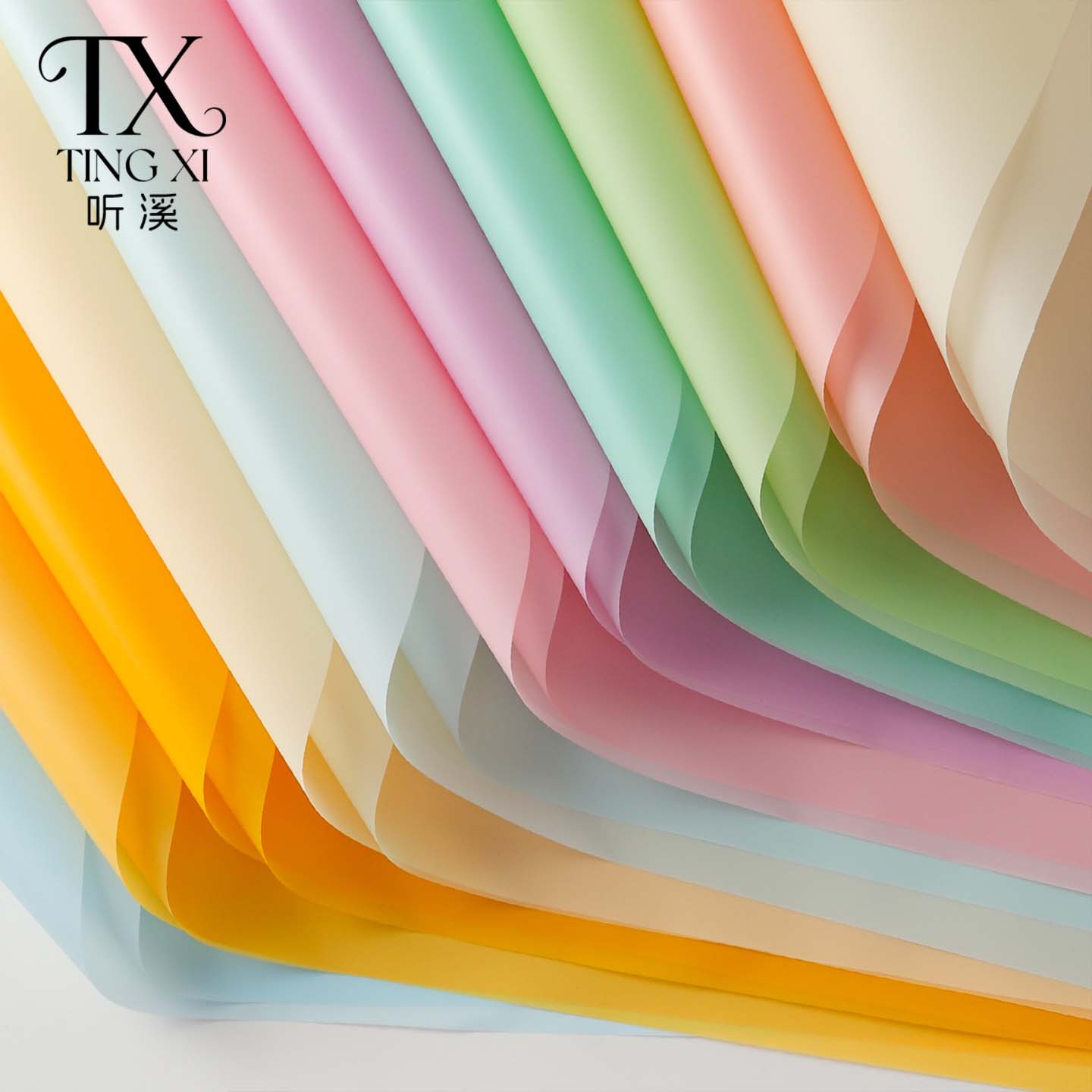 Korean-Style Solid Color Matte Paper, Plain Paper for Flower Packaging, Waterproof Bouquet Wrapping Paper, DIY Flower Shop Packaging Wholesale