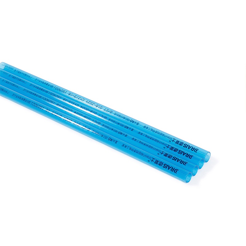 Deloitte transparente de PVC roscado tubo 4 líneas oscuras a través del tubo de cableado 3 rojo azul amarillo verde tubo claro oscuro