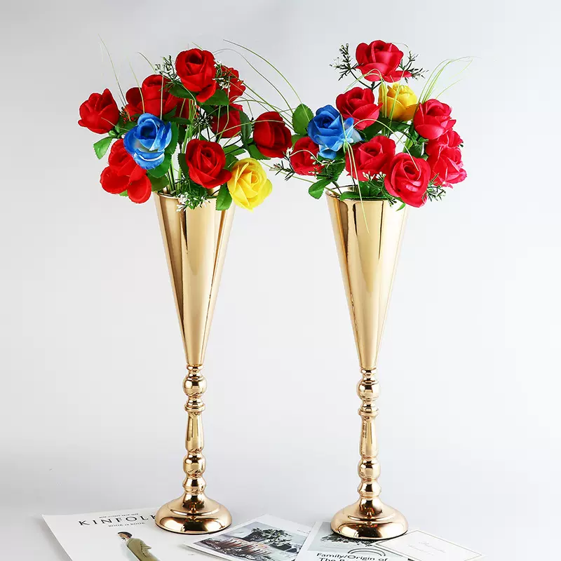 婚庆道具路引铁艺婚礼现场布置花器家酒店装饰家居茶几电视柜花瓶