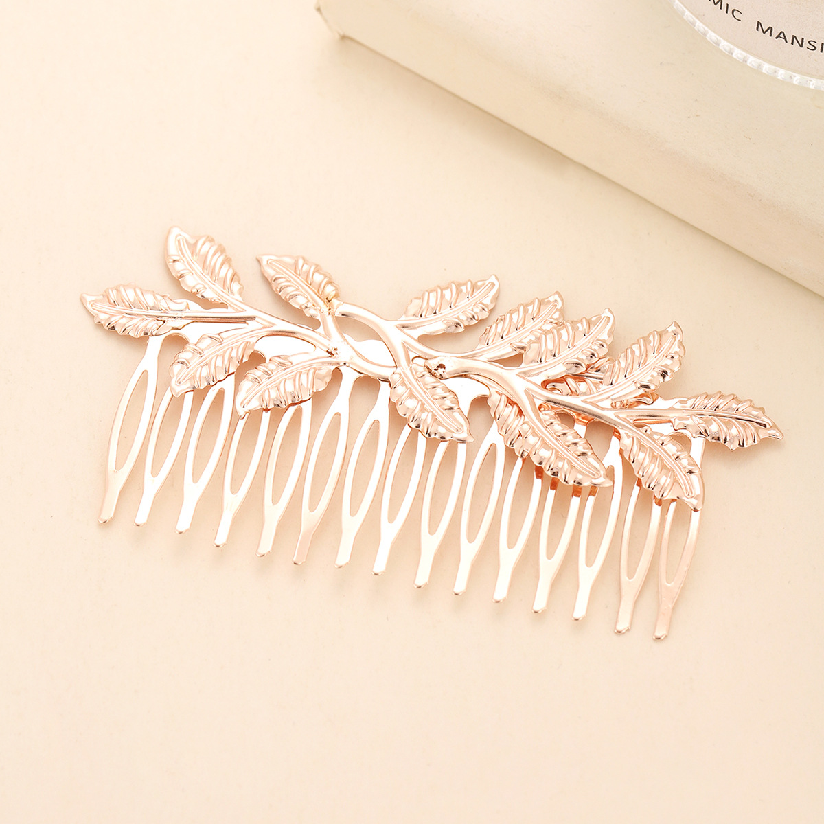 Nuevo peine de hoja transfronterizo, peine de inserción, tocado de novia, accesorios para el cabello, fuente de Amazon, accesorios para el cabello, pequeños regalos