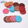 Laser Laser blank leather coasters Laser carving Logopu leather cushion pad source manufacturers