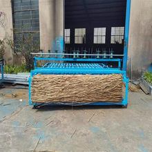 稻草芦苇编织机2m带压轴草席编制机家用自动切边打草帘子机