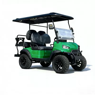 factory, campus, stadium shuttle, 4-seater – Elektrik qolf avtomobilləri - green