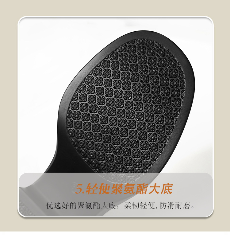 Sandal cao gót nữ da bò đế dày quai ngang đính đá — màu đen chi tiết 19