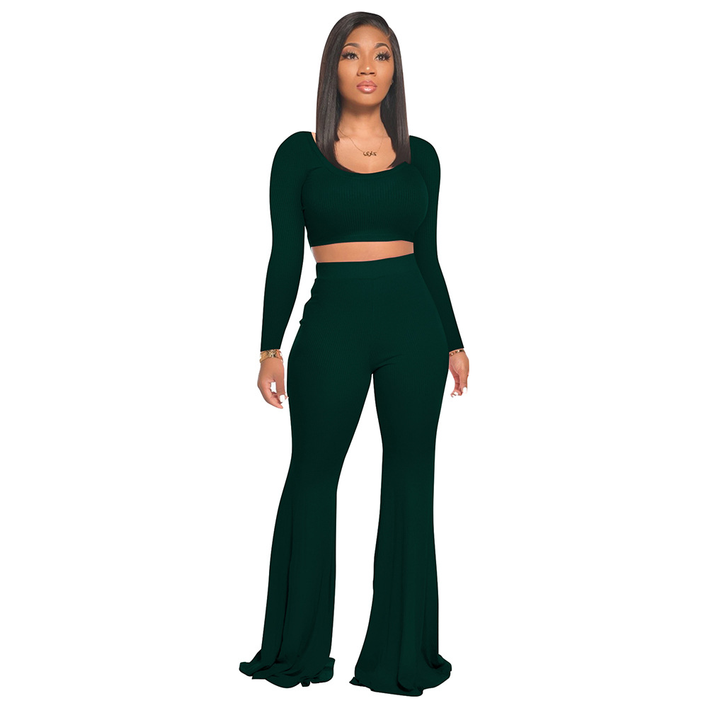 525g Weight Long Sleeve Sleeve Length Polyester Fabric Type Pant Co-ord Set Sets Type 2 Pieces Set Quantity Daily Occasion U Neck Neckline Slim Fit Type Solid Color Pattern Summer, Spring Season Women's Gender Printing Design Casual Style Daily Women's Casual Solid Color Polyester Printing Pant Co-ord Set Pants Sets 9