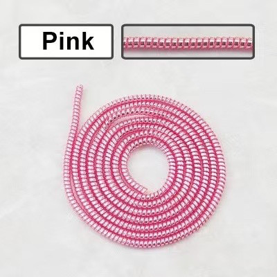 1 metro 4 Android adecuado para Apple Protección de cable de datos universal Cargador de resorte Cable de protección de bobinado Cuerda de protección para auriculares