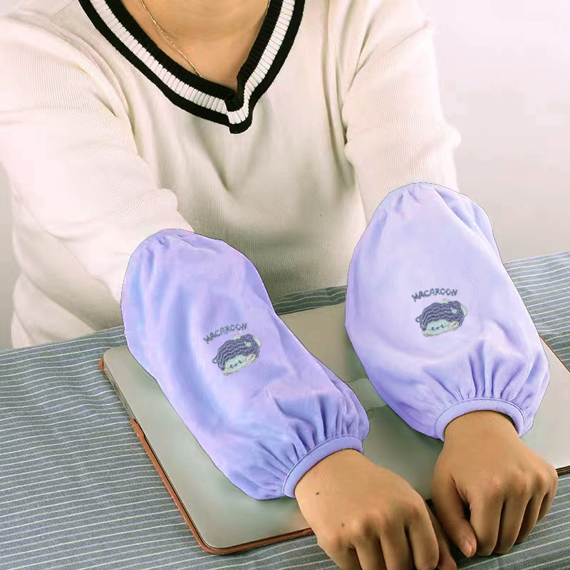 아빠 양 보라색 자수 스타일