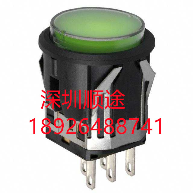 NKK原装正品LB15CKW01-5F-JB发光按钮开关LB15CKW01灯和盖帽颜色