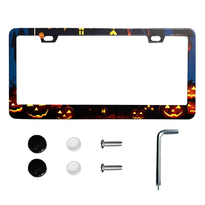 License plate holder/license plate holder UV craft pattern license plate frame - style-3