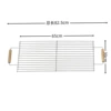 Stainless steel barbecue net for barbecue stove