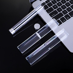 圓筒塑料透明水晶包裝筆盒 亞克力筆盒簽字筆廣告筆禮品筆鋼筆盒