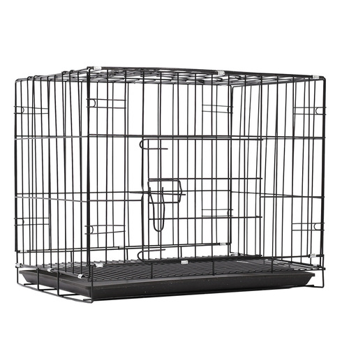 Dog Cage for Teacup Small Dogs, Indoor Home Use with Separate Litter Box, Medium Dog Corgi Large Pet Dog Cage
