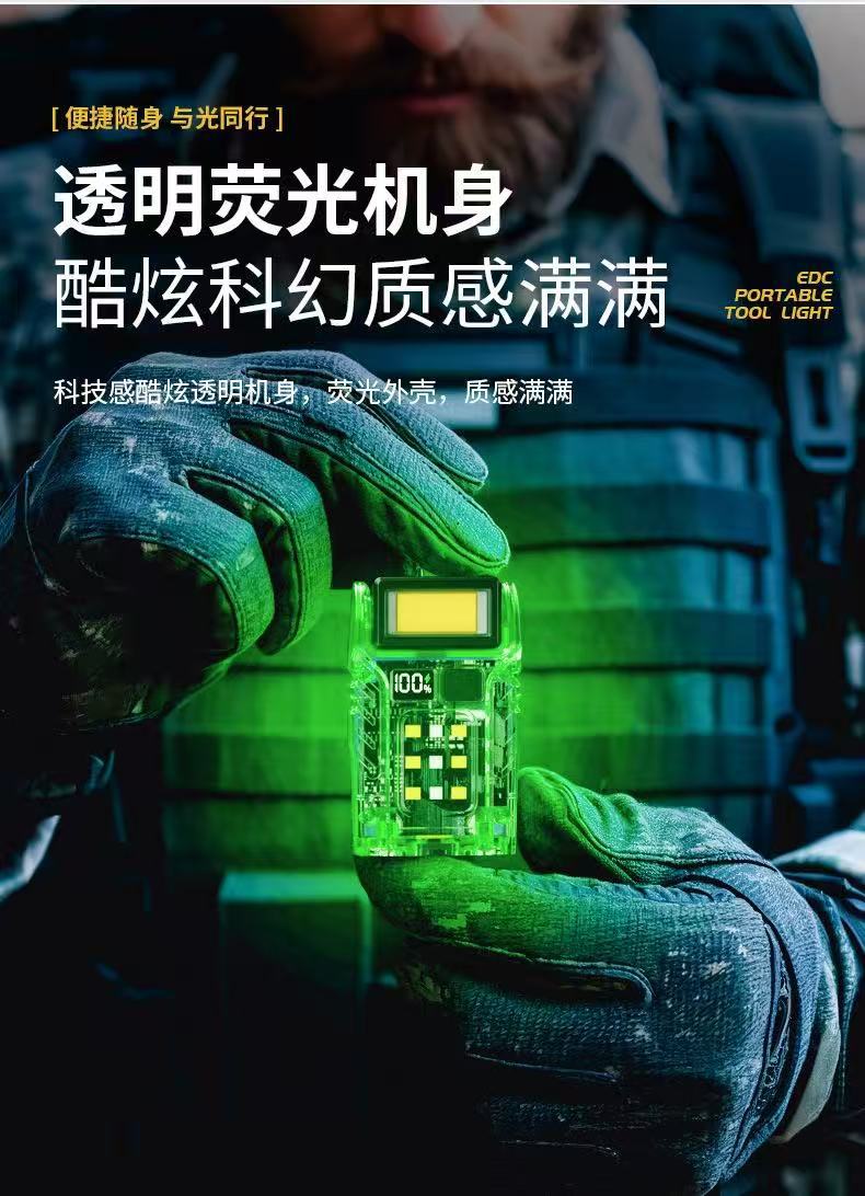 Cross-Border Led Work Light Cap Clip Light Flashlight Magnetic Multi-Function Auto Repair Light Work Light Cob Electric Display Portable