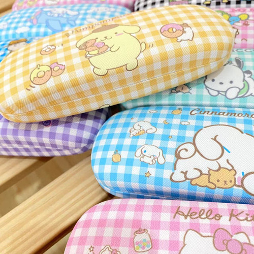 Kurumi Melody Cinnamon Dog Glasses Box Pacha Dog Cartoon Cute Student Frame Myopia Storage Box New Style