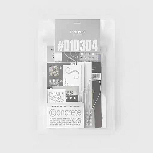 South Korea moodpack with hand account collage OAB sticker package wholesale theme material decoration poster material ins