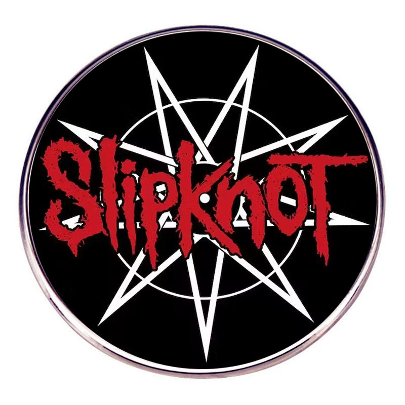 Брошь Slipknot из металла, музыкальная заколка-значок, декоративные аксессуары