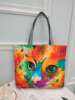 Cartoon shopping bag, fashionable trend capacious one-shoulder bag, 2023 collection