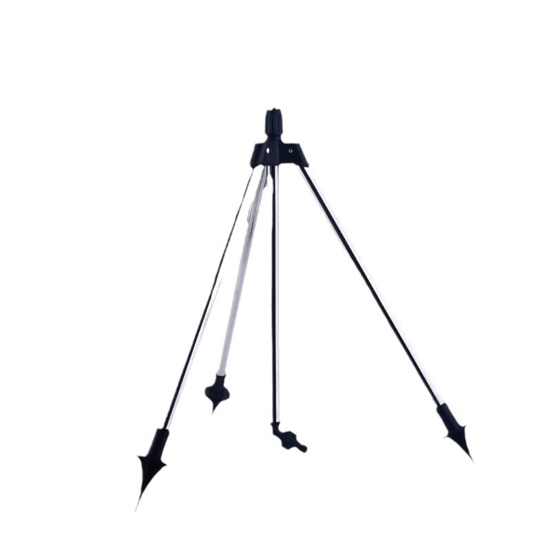 Trípode de acero inoxidable ajustable soporte de riego agrícola Rotación de 360 grados boquilla de brazo oscilante rociador de riego