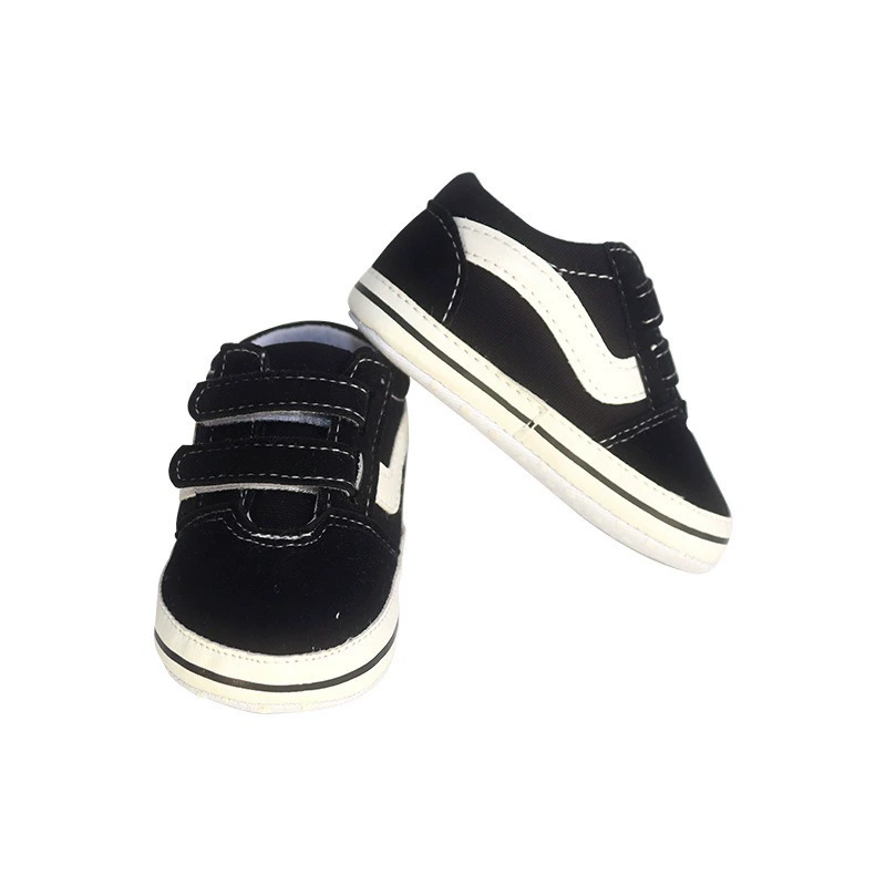 Кроссовки на липучках для малышей в детском саду, детские кеды в корейском стиле, повседневная тканевая обувь для младенцев, модные