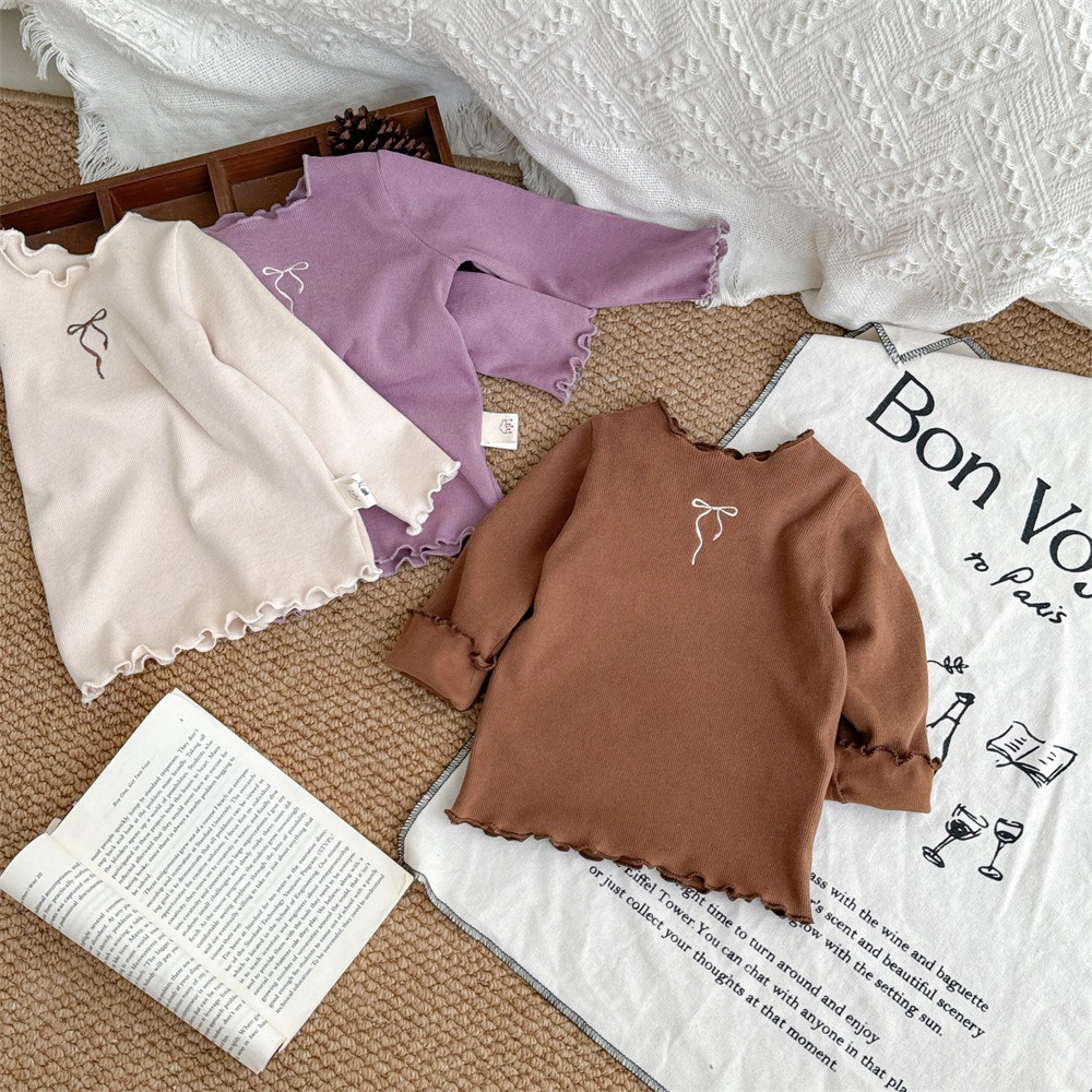 Ropa de clase para recién nacido otoño e invierno camisa de fondo de color sólido de todo fósforo más chaqueta de pedo de lunares sin mangas de terciopelo traje de escalada para bebé 1