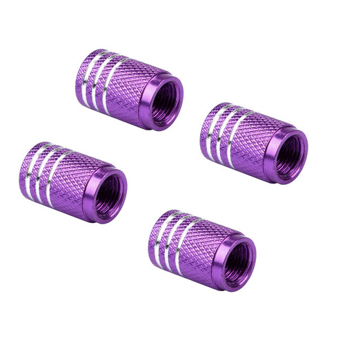 Colorful car tire aluminum alloy color valve cap car metal valve cap valve cap